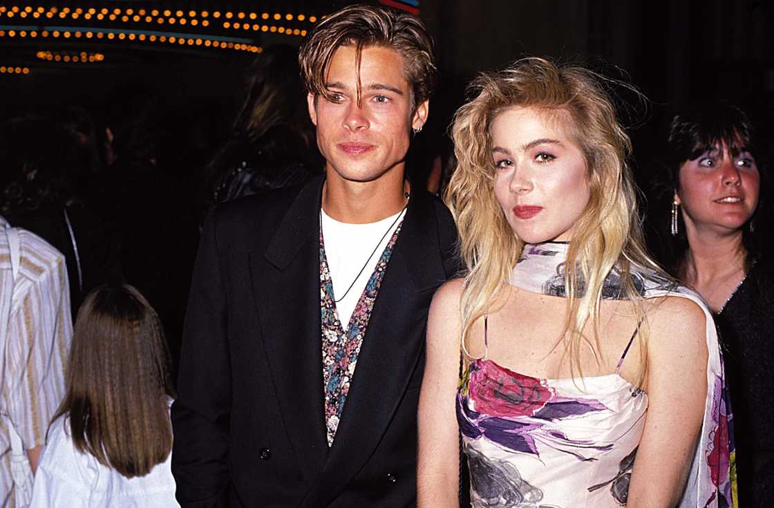 Brad Pitt and Christina Applegate Brad Pitt and Christina Applegate