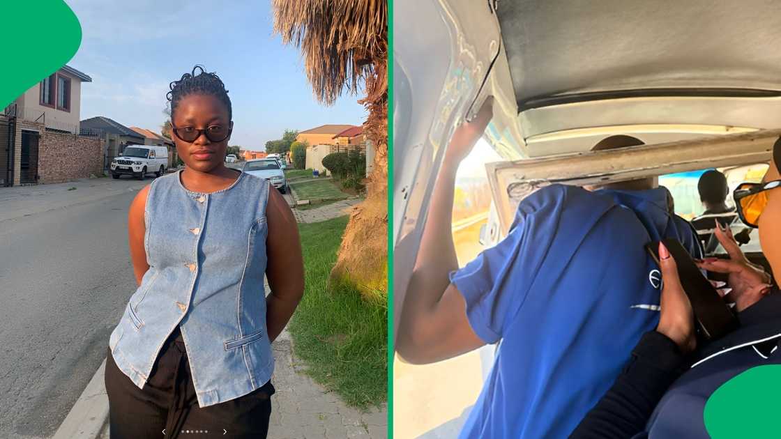 Commuters were placed in a dangerous situation after a minibus taxi door detached mid-trip Commuters were placed in a dangerous situation after a minibus taxi door detached mid-trip