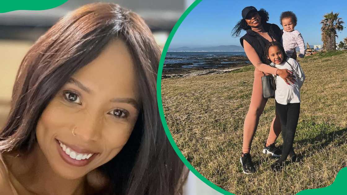 Singer Denise Zimba and her daughters Singer Denise Zimba and her daughters