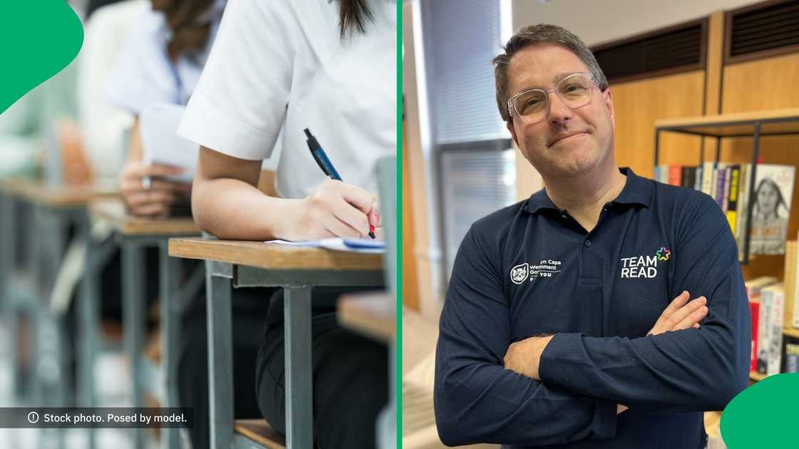 Western Cape Education Minister David Maynier provided an update on the matric exams. Western Cape Education Minister David Maynier provided an update on the matric exams.