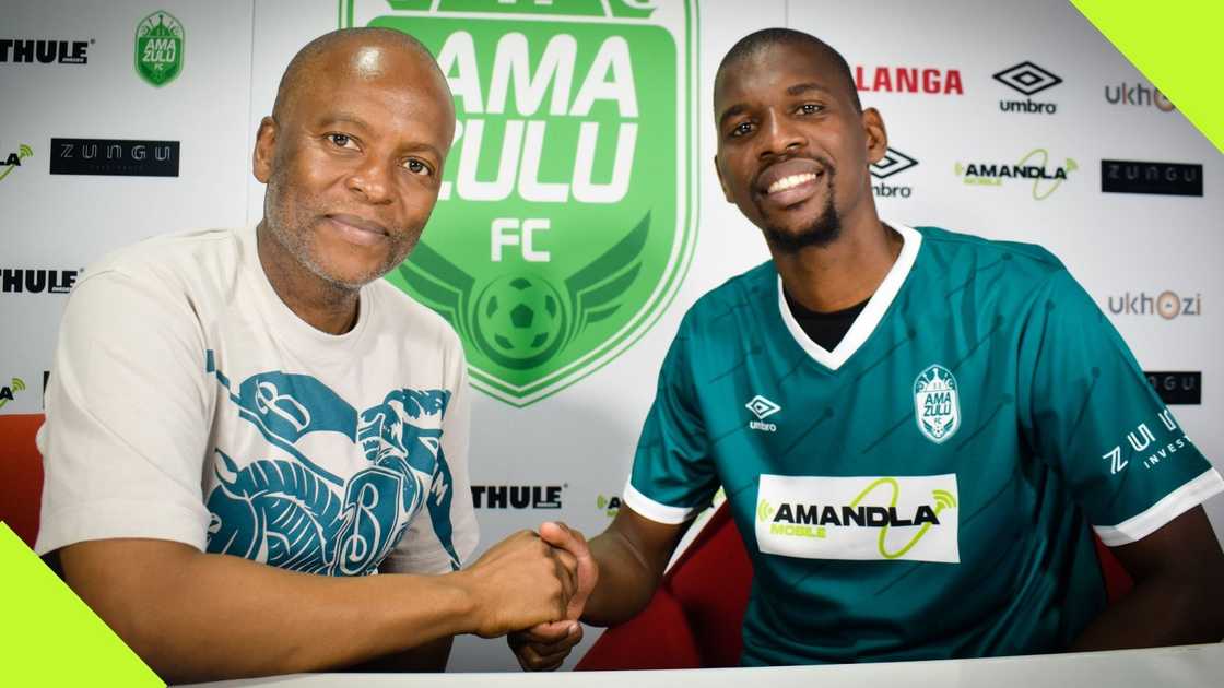 AmaZulu owner Sandile Zungu welcomed Sandile Mthethwa to the club.