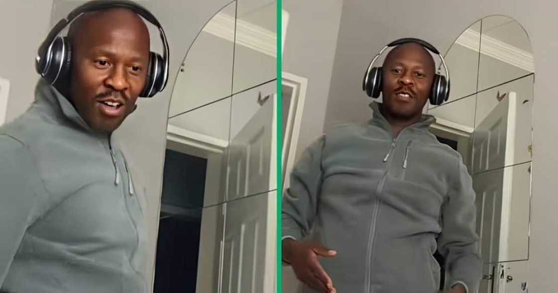 A TikTok video shows a dad unveiling his impressive amapiano dance moves. A TikTok video shows a dad unveiling his impressive amapiano dance moves.