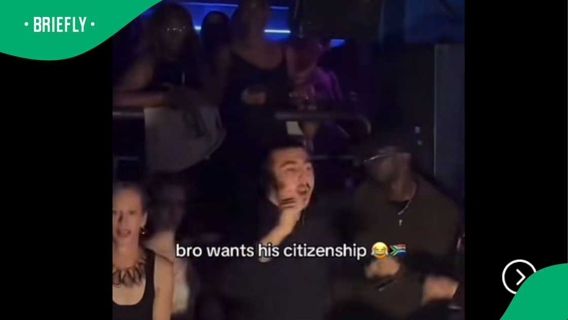 A man dancing. A man dancing.