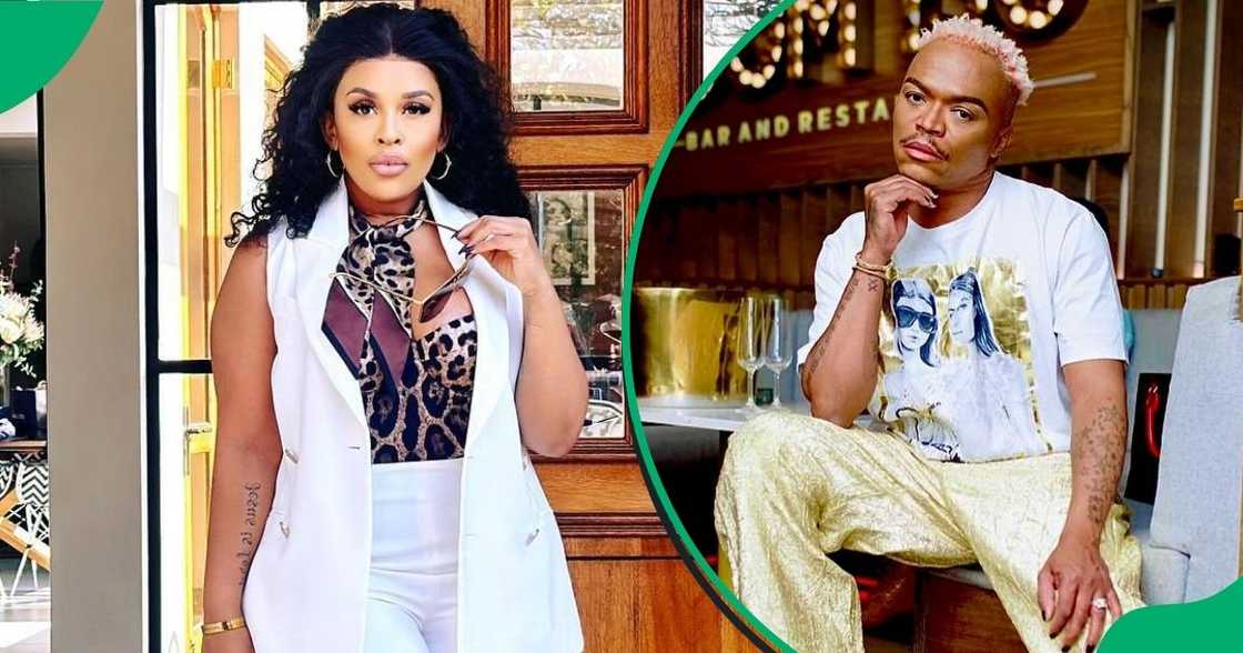 Nonku Williams supported Somizi Mhlongo Nonku Williams supported Somizi Mhlongo
