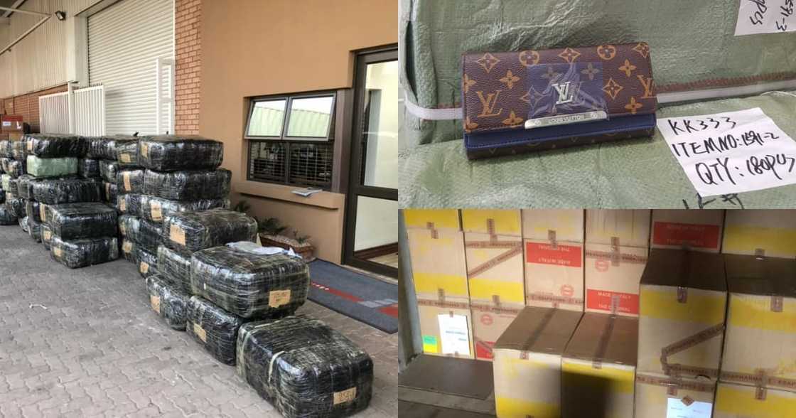 Mozambique Truck Seized by SAPS Along with Heaps of Counterfeit Goods Mozambique Truck Seized by SAPS Along with Heaps of Counterfeit Goods