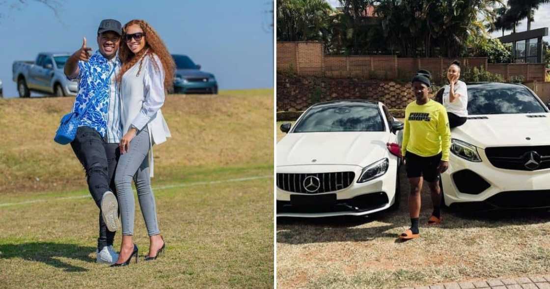 Andile Mpisane and Tamia Mpisane Andile Mpisane and Tamia Mpisane