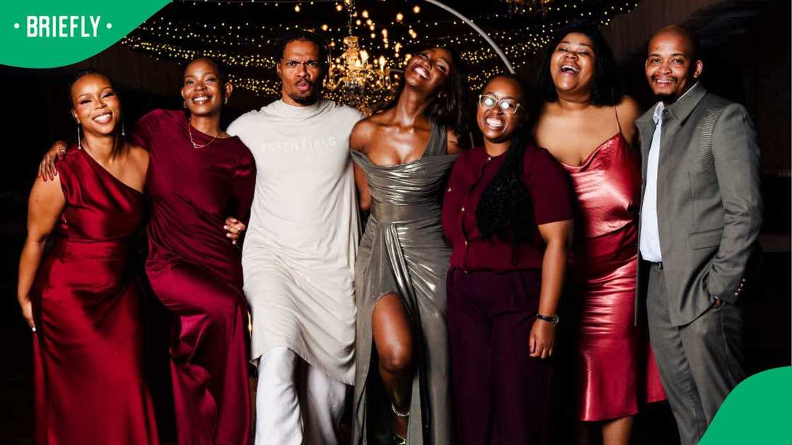 A group of friends showed their glow-up.