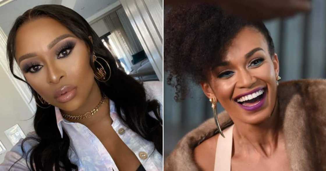 Pearl Thusi, DJ Zinhle, social media