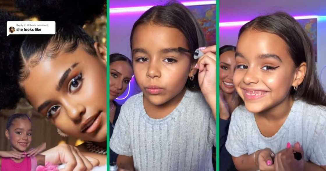 Girl does makeup look like Tyla Girl does makeup look like Tyla