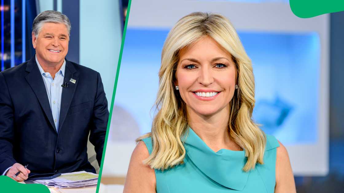 Sean Hannity and Ainsley Earhardt at Fox News Studios Sean Hannity and Ainsley Earhardt at Fox News Studios