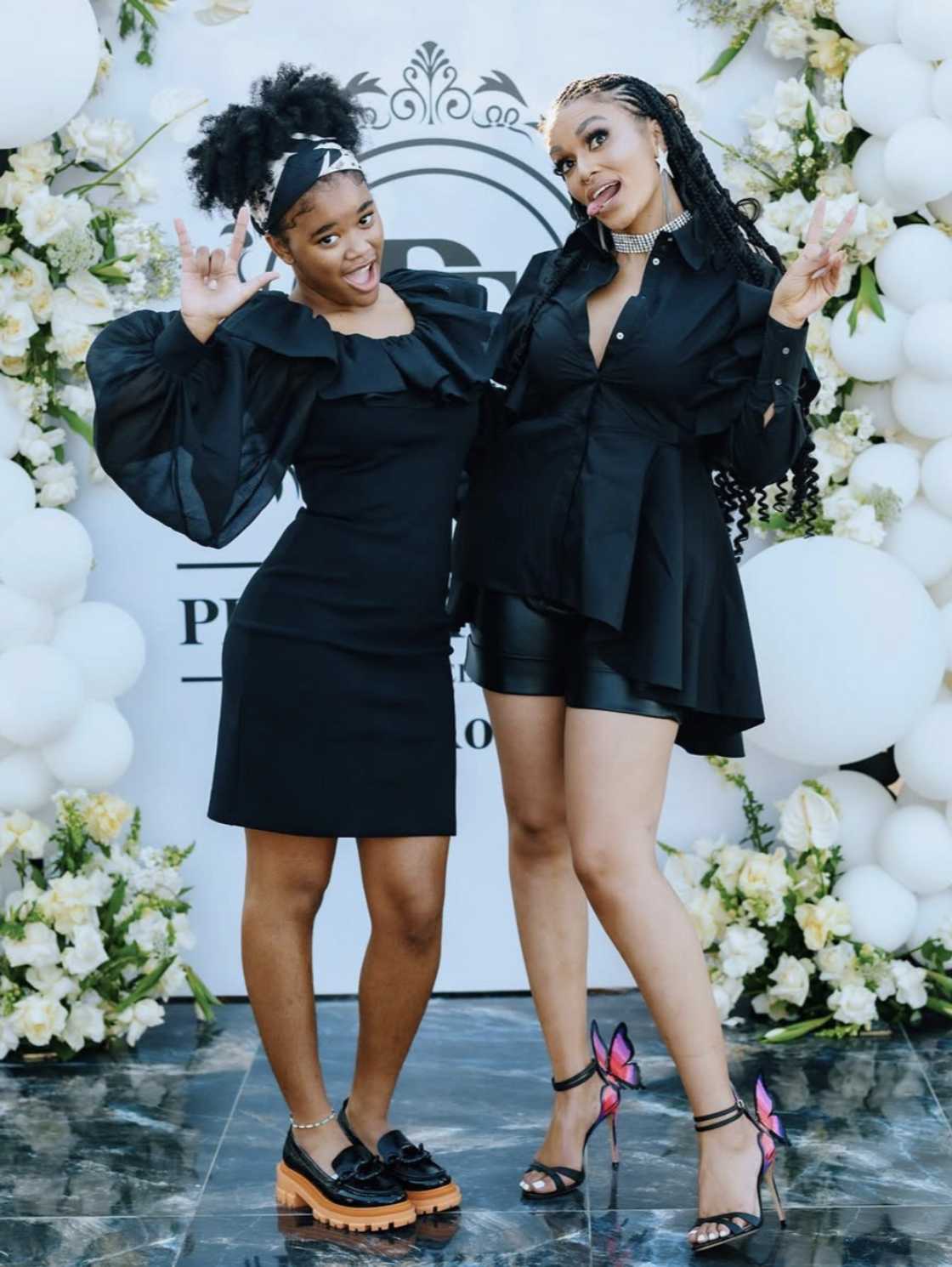 Fans showed love to Pearl Thusi and Thando