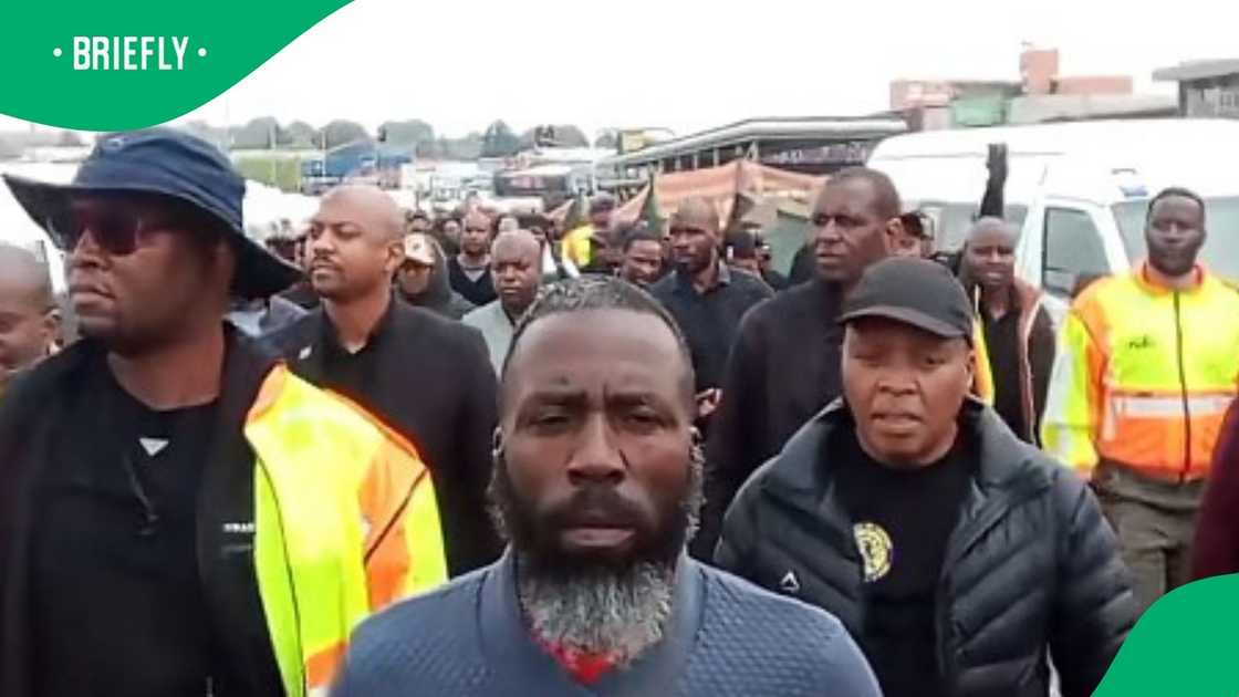 Ekurhulei men marched against GBV after the murder of nine women in the area