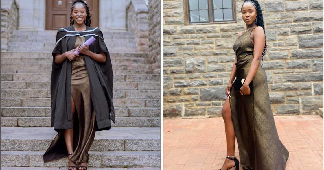 A young and stylish boss babe bagged her master's. A young and stylish boss babe bagged her master's.