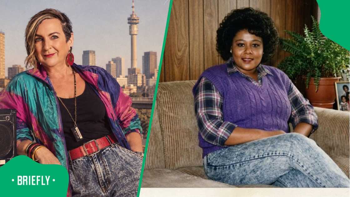 Celebrities join the viral 80s photo challenge