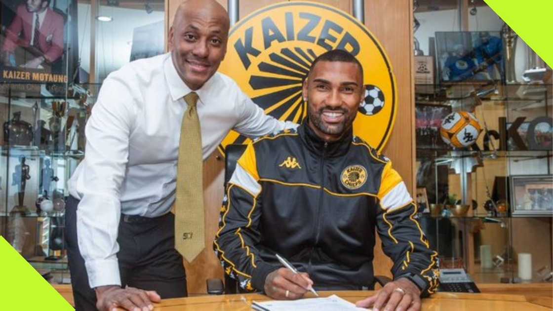 Kaizer Chiefs gave a detailed reason why they signed Inacio Miguel from Petro de Luanda this summer. Photo: @KaizerChiefs.