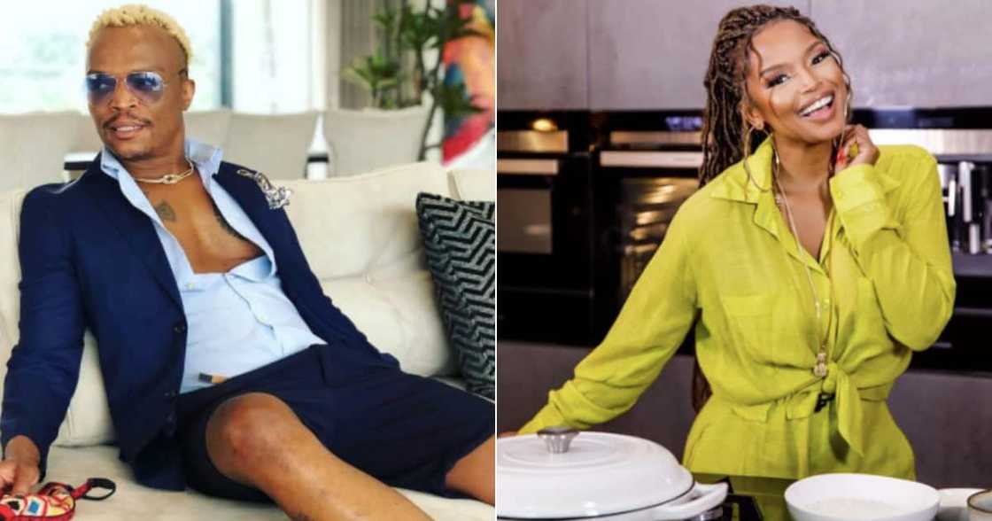 Somizi Mhlongo and Ayanda Thabethe get fit in saucy work out video Somizi Mhlongo and Ayanda Thabethe get fit in saucy work out video