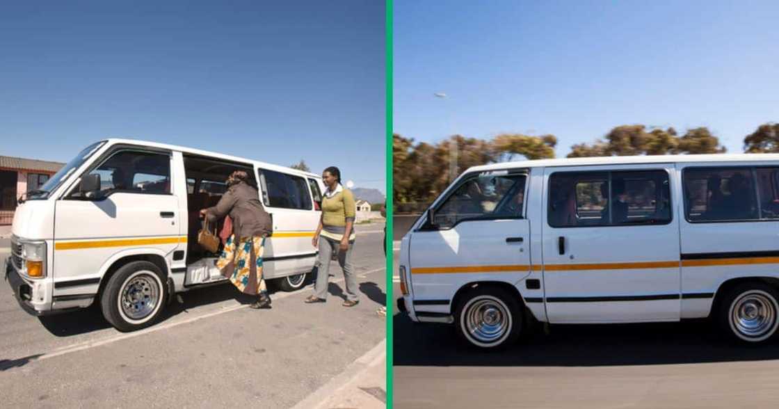 A TikTok user shared his experience with a taxi that had a faulty door. A TikTok user shared his experience with a taxi that had a faulty door.