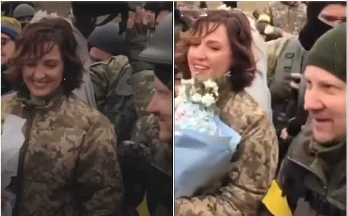 Lesya and Valeri got married in the frontline amid the Russian war on Ukraine Lesya and Valeri got married in the frontline amid the Russian war on Ukraine