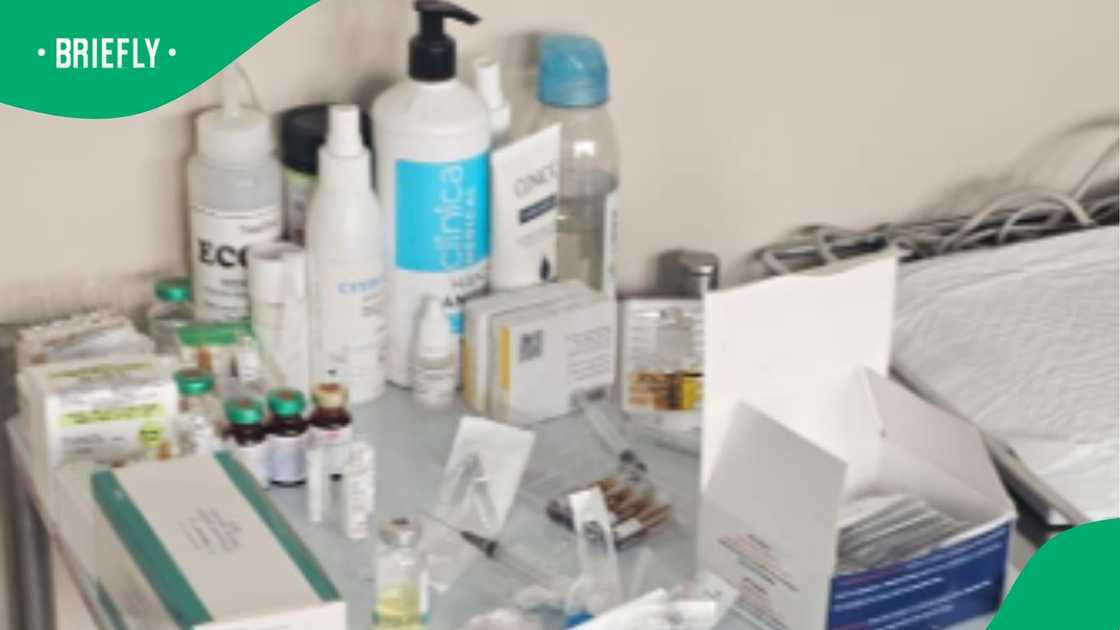 The metro police said she was unable to produce documents authorising her to practice medicine, including a valid practice number. The metro police said she was unable to produce documents authorising her to practice medicine, including a valid practice number.