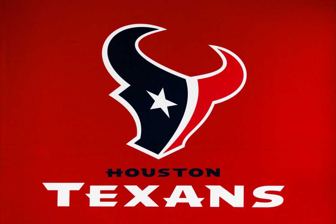 Houston Texans logo in Los Angeles, CA. Houston Texans logo in Los Angeles, CA.