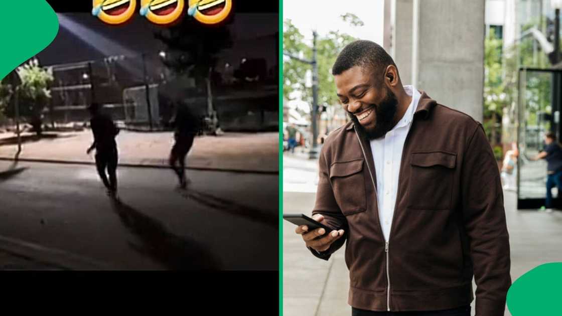 Men got pranked on their way home from groove in a TikTok video. Men got pranked on their way home from groove in a TikTok video.