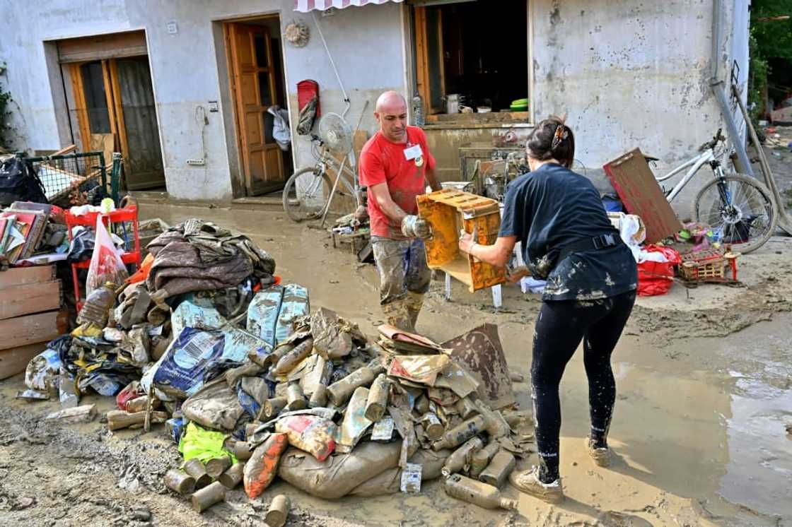 Many people -- including Prime Minister Mario Draghi -- have linked the flooding with changes to weather sparked by climate change Many people -- including Prime Minister Mario Draghi -- have linked the flooding with changes to weather sparked by climate change
