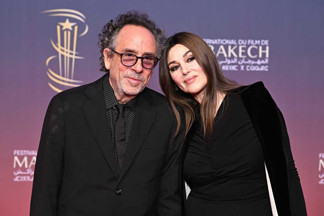 Tim Burton and Monica Bellucci Tim Burton and Monica Bellucci