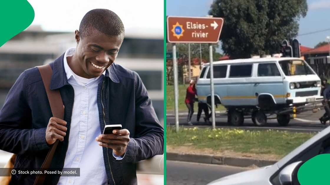 Cape Town gents pulled a taxi body with a car, leaving the internet in laughter.