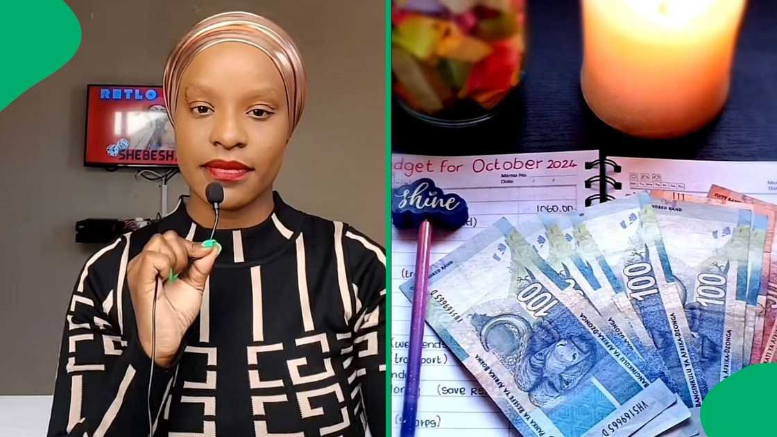 A TikTok video shows a mother breaking down her October budget for her kids. A TikTok video shows a mother breaking down her October budget for her kids.