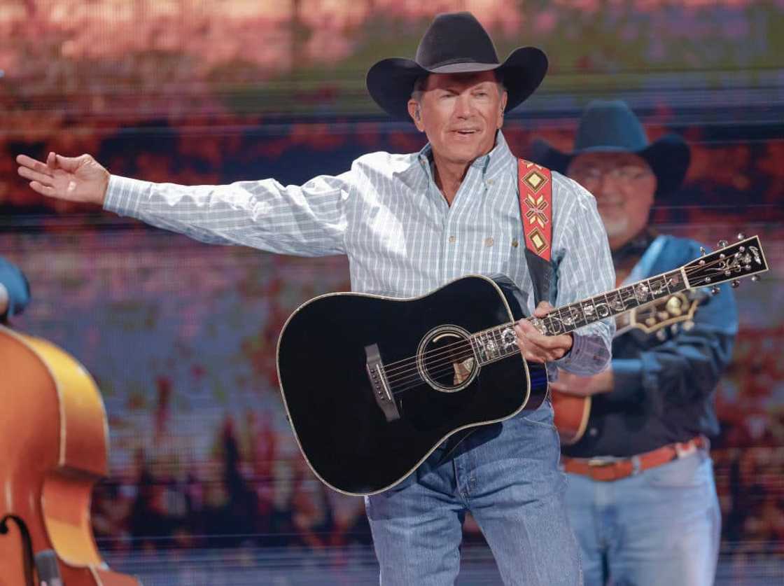 Artist George Strait onstage