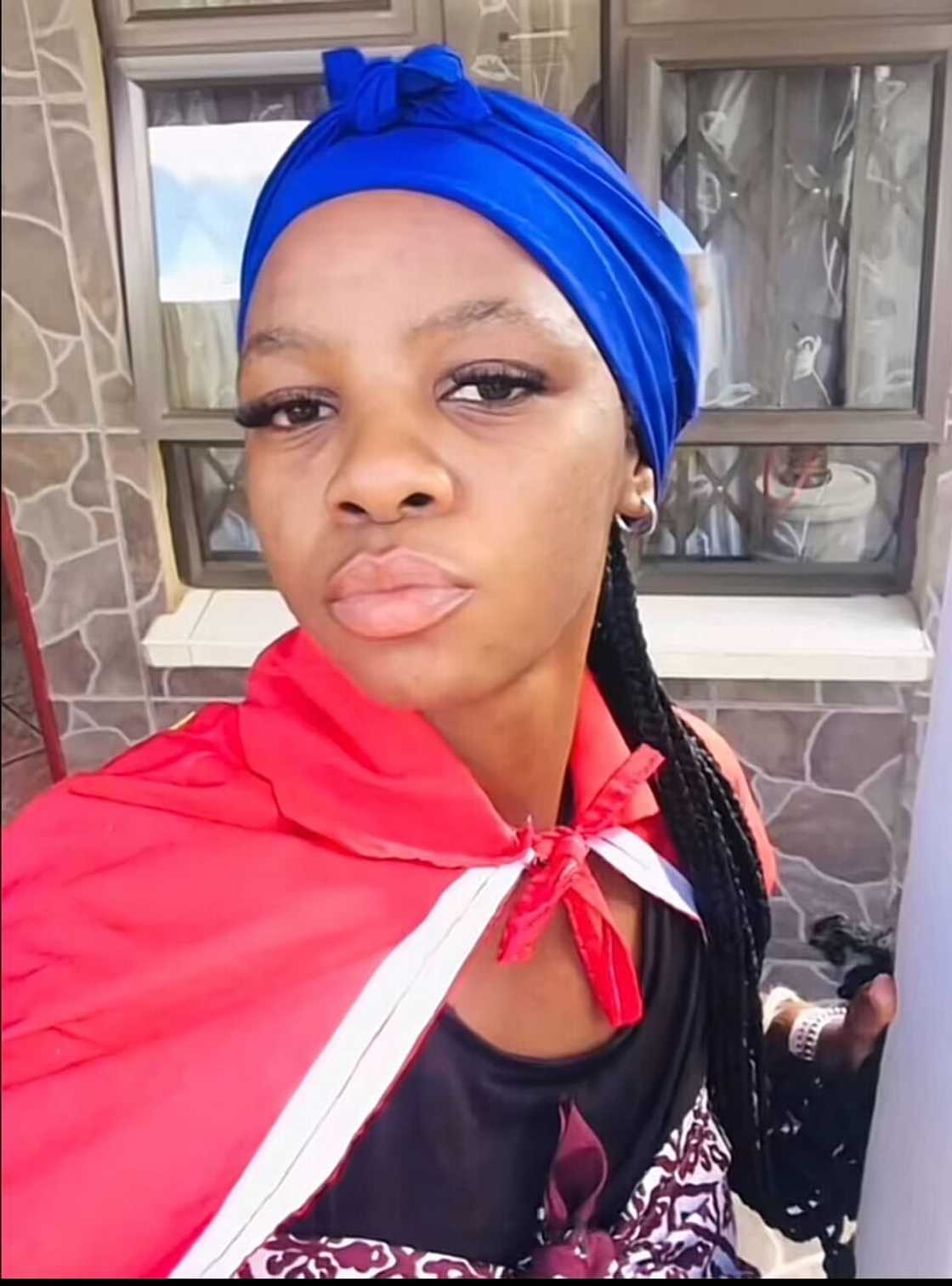 A young lady flaunted her shack, which she turned into a beautiful home. A young lady flaunted her shack, which she turned into a beautiful home.