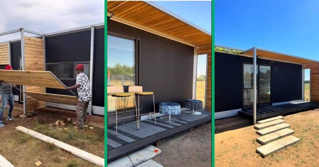 South African Man Converts Shipping Container Into Stylish Apartment