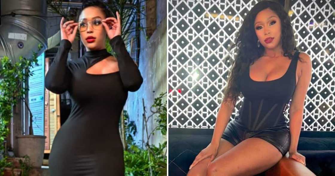 Minnie Dlamini always looks stylish, in black or any other colour Minnie Dlamini always looks stylish, in black or any other colour