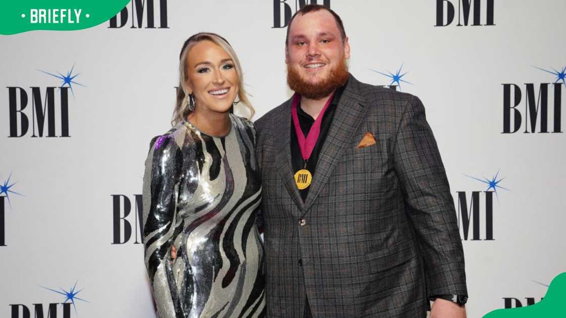 Nicole and Luke Combs at the 2023 BMI Country Awards in Nashville, Tennessee