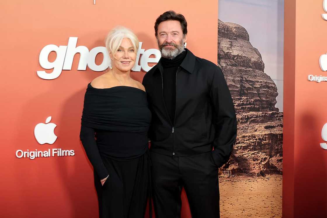 Deborra-Lee Furness and Hugh Jackman during the Apple Original Films' Ghosted New York Premiere at AMC Lincoln Square Theater on 18 April 2023. Deborra-Lee Furness and Hugh Jackman during the Apple Original Films' Ghosted New York Premiere at AMC Lincoln Square Theater on 18 April 2023.