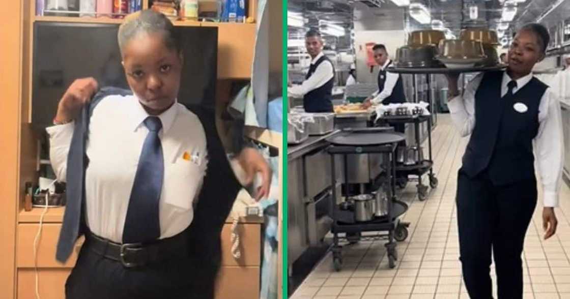 TikTok vdio shows cruise ship worker TikTok vdio shows cruise ship worker