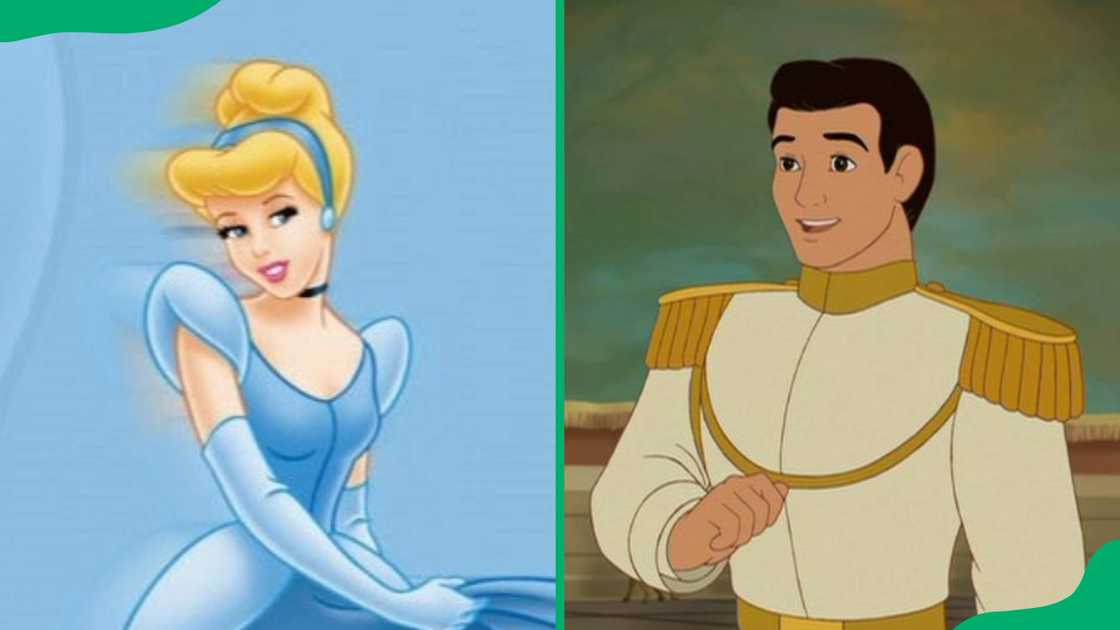 Cinderella and Prince Charming. Cinderella and Prince Charming.