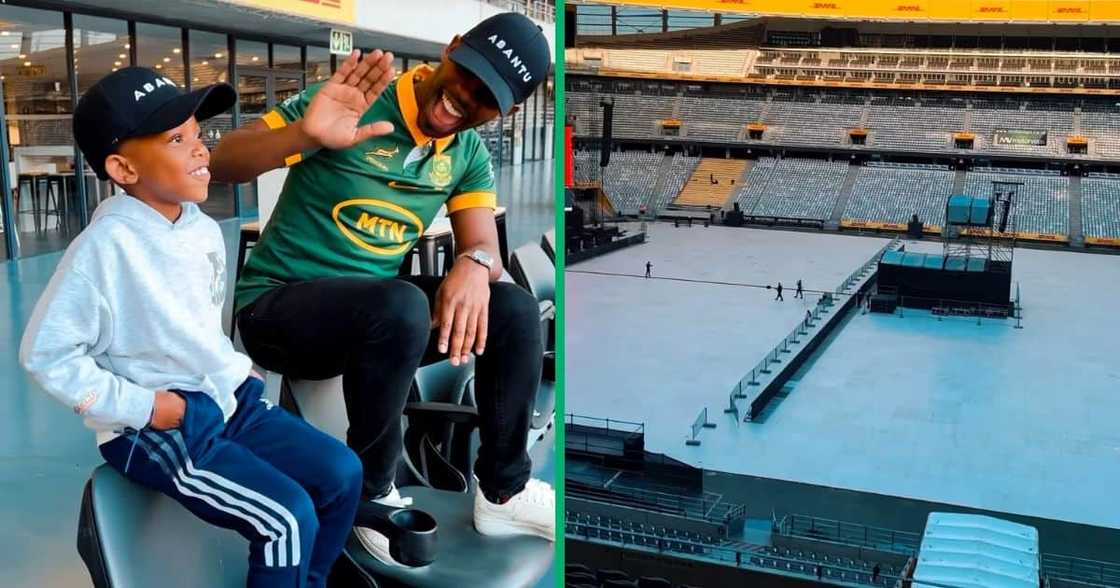 Zakes Bantwini at the DHL Stadium Zakes Bantwini at the DHL Stadium