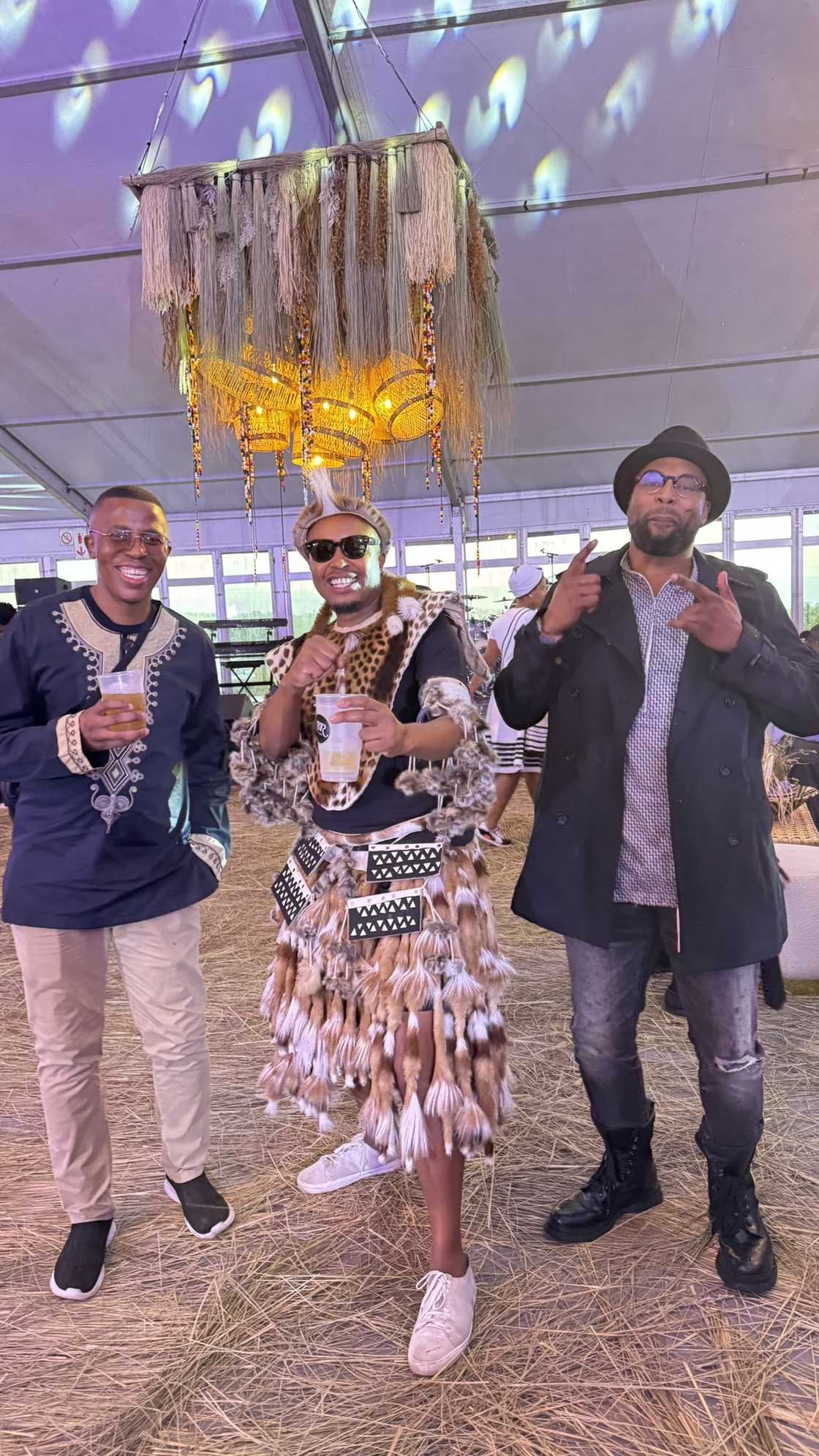 Sizwe Dhlomo has clapped back at his outfit haters. Sizwe Dhlomo has clapped back at his outfit haters.