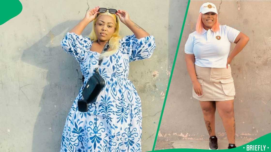 A woman in South Africa showed off the car she bought at 24 years of age.