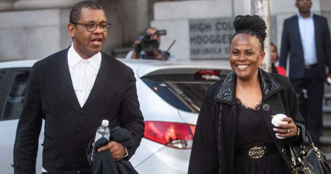 Public Protector Busisiwe Mkhwebane and Dali Mphofu