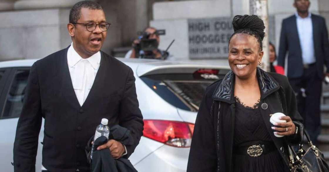 Public Protector Busisiwe Mkhwebane and Dali Mphofu Public Protector Busisiwe Mkhwebane and Dali Mphofu