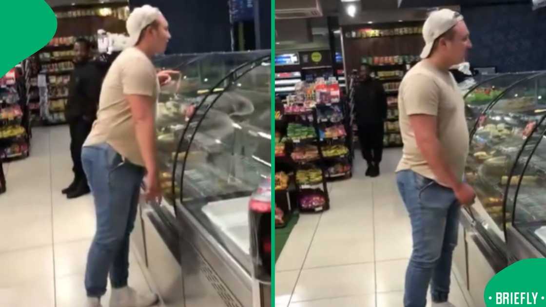 Many South Africans found the scenario relatable when a drunk man at a petrol station desperately pleaded for a pie