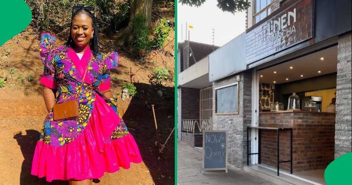 Ntokozo Meloh Ntleko spontaneously opened a coffee and laundry bar in Durban Ntokozo Meloh Ntleko spontaneously opened a coffee and laundry bar in Durban
