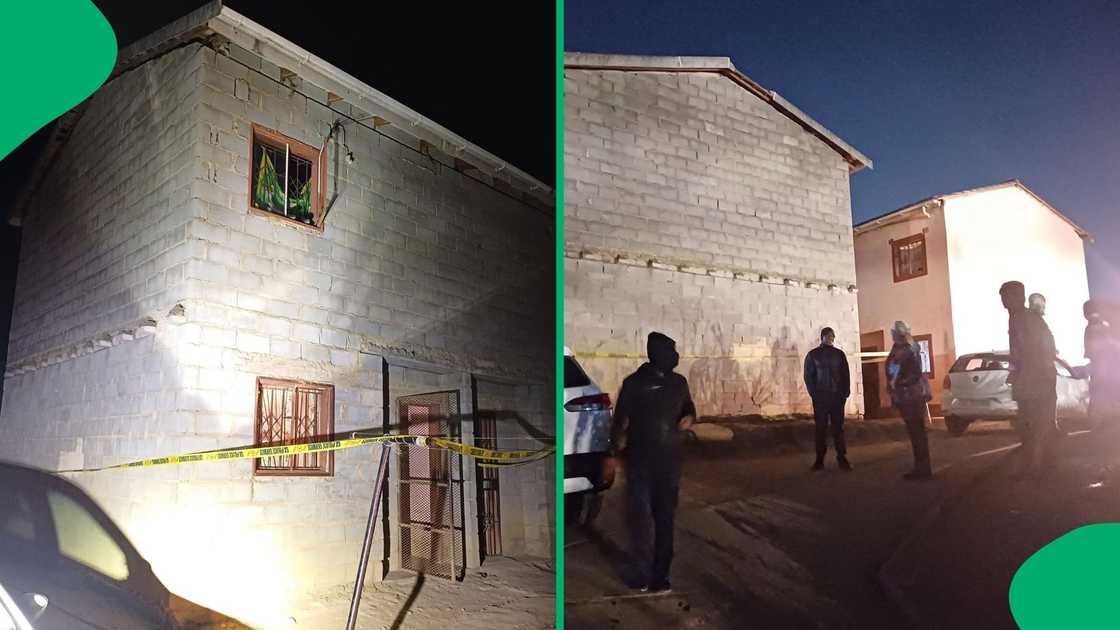 South African Police Services provide images of the scene from the fatal shootout in Cato Crest, Durban. South African Police Services provide images of the scene from the fatal shootout in Cato Crest, Durban.