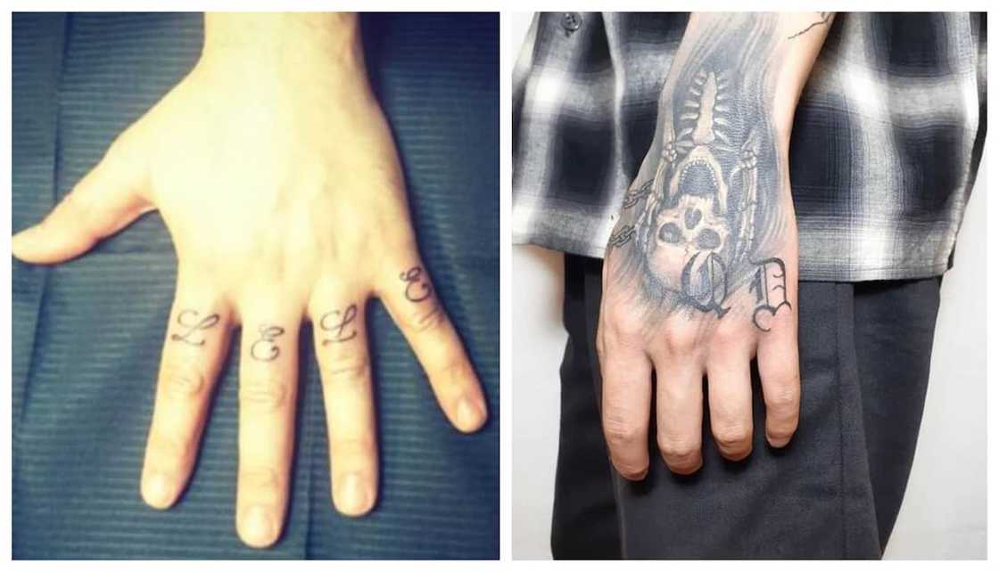 Hand Tattoo Man Hand Tattoo Man