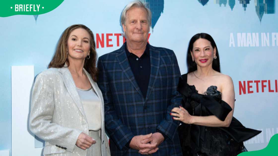 Diane Lane, Jeff Daniels and Lucy Liu (L-R) during a 2024 special screening event of A Man in Full at the Tudum Theatre Diane Lane, Jeff Daniels and Lucy Liu (L-R) during a 2024 special screening event of A Man in Full at the Tudum Theatre