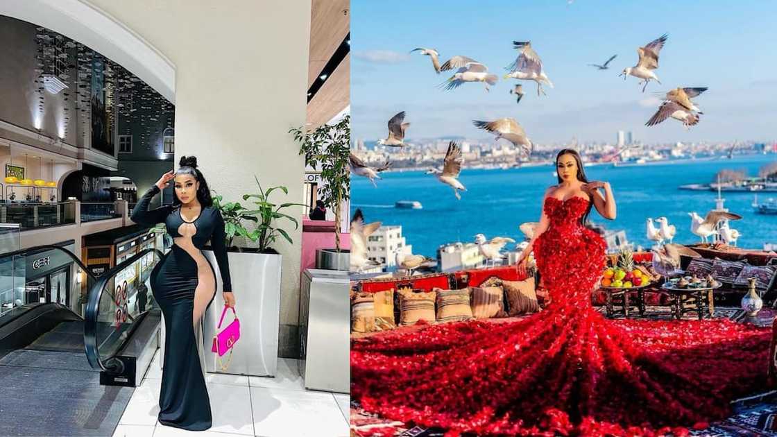 The South African influencer rocking different designer wears. The South African influencer rocking different designer wears.