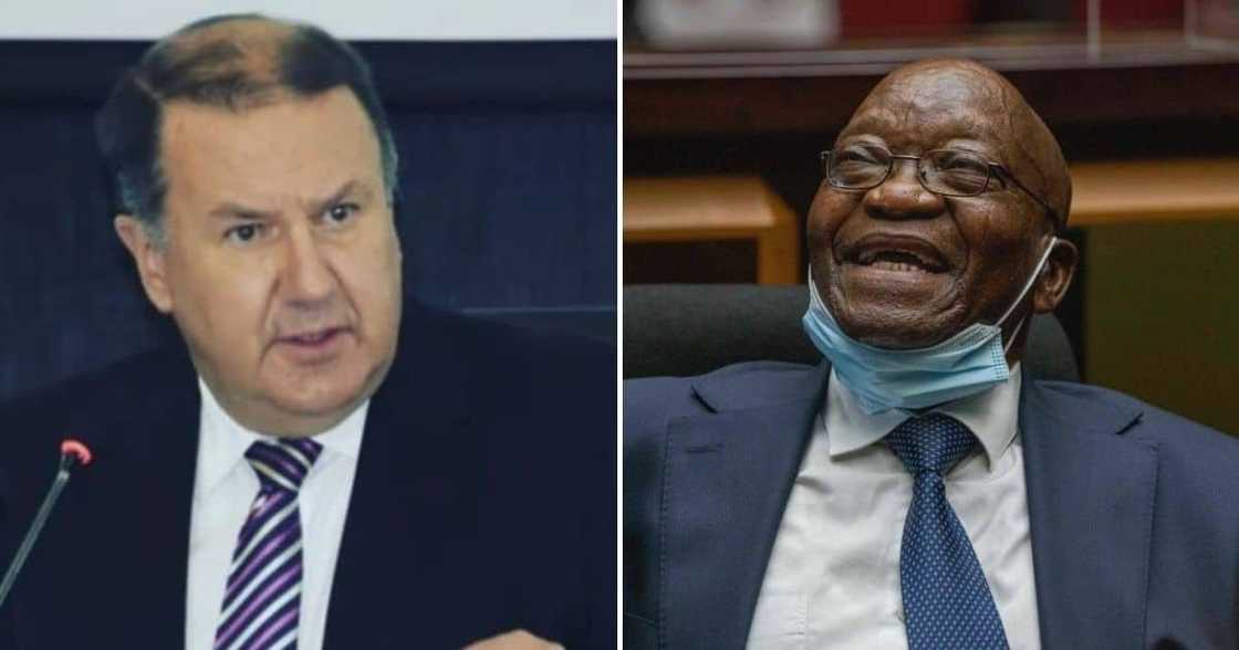 Judge Piet Koen and Jacob Zuma Judge Piet Koen and Jacob Zuma