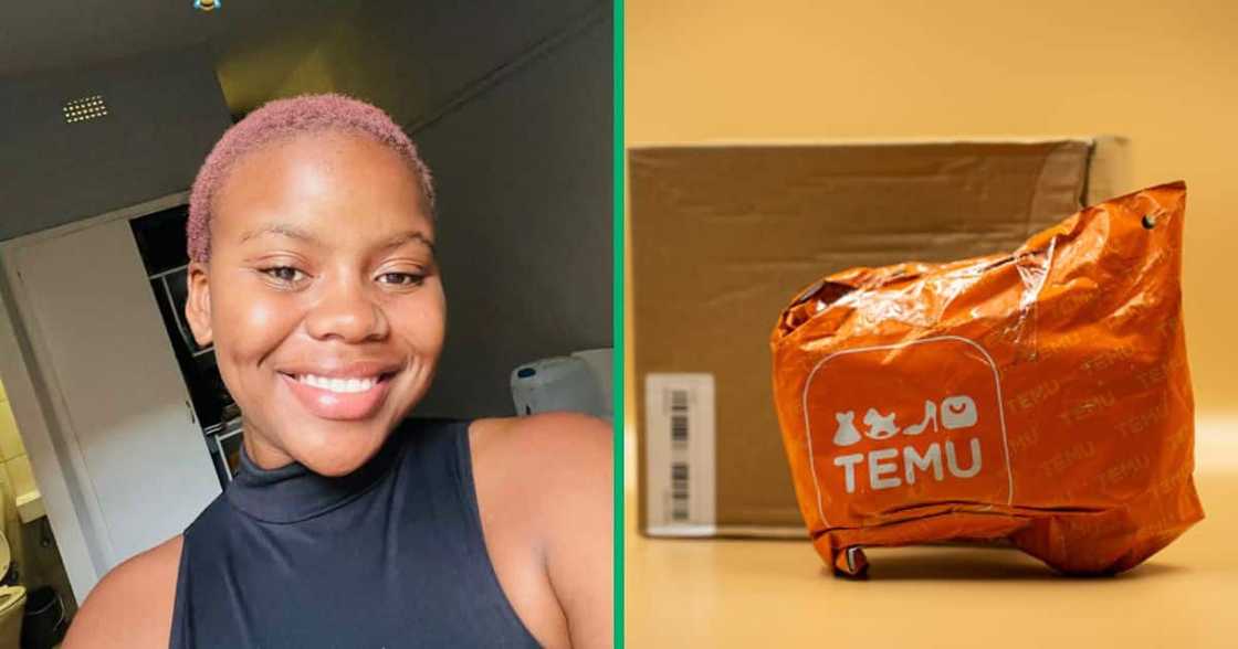 A woman showed off another free order from Temu in a TikTok video. A woman showed off another free order from Temu in a TikTok video.